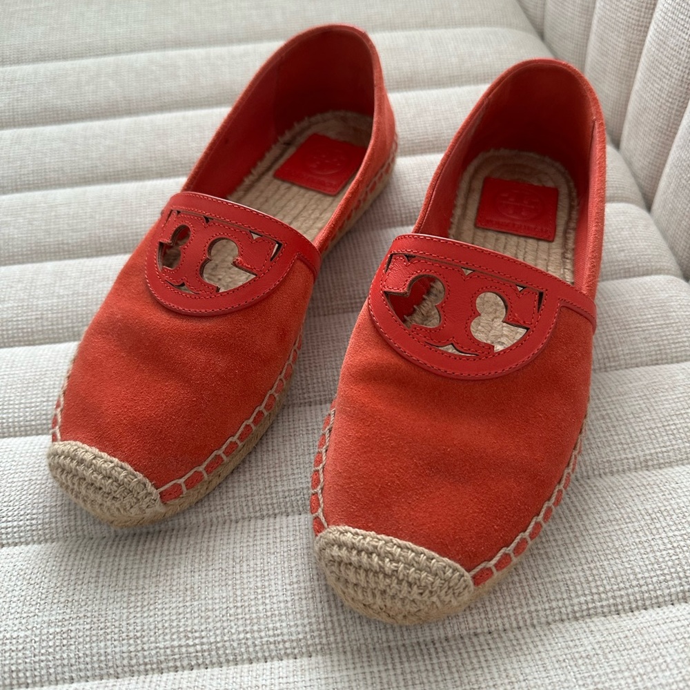 Tory Burch Orange Espadrilles